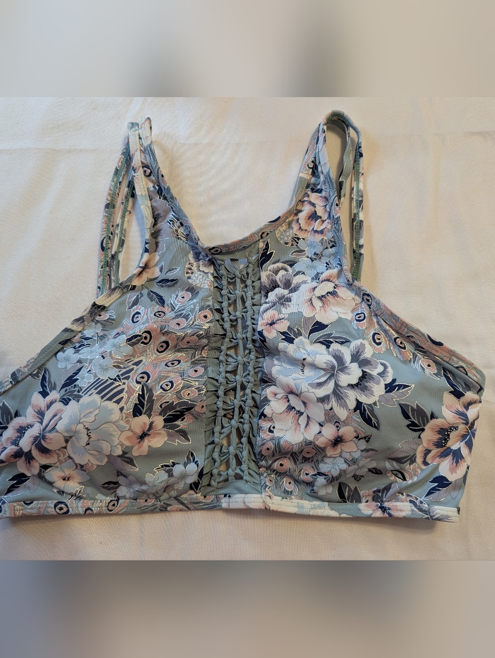Ladies Bathing Suit Bikini Top Size Large